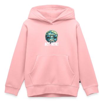 Handel Jetzt Erderwärmung Protest - Kinder Premium Organic Hoodie - Rosa - Vorne - AI Model Kid Female (0cm)
