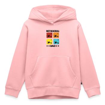 Best Beachball Dad - Kids Premium Organic Hoodie - rose - Front - AI Model Kid Female (0cm)