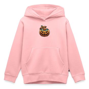 Halloween Poisson Poisson Rouge Aquarium De Poissons D’eau Douce - Sweat Premium à capuche enfant bio - rose - Devant - AI Model Kid Female (0cm)
