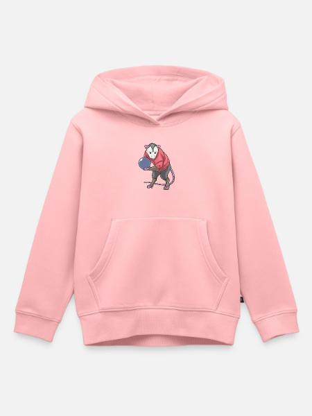 Beutelratte Bowling Bowlingkugel - Kinder Premium Organic Hoodie - Rosa