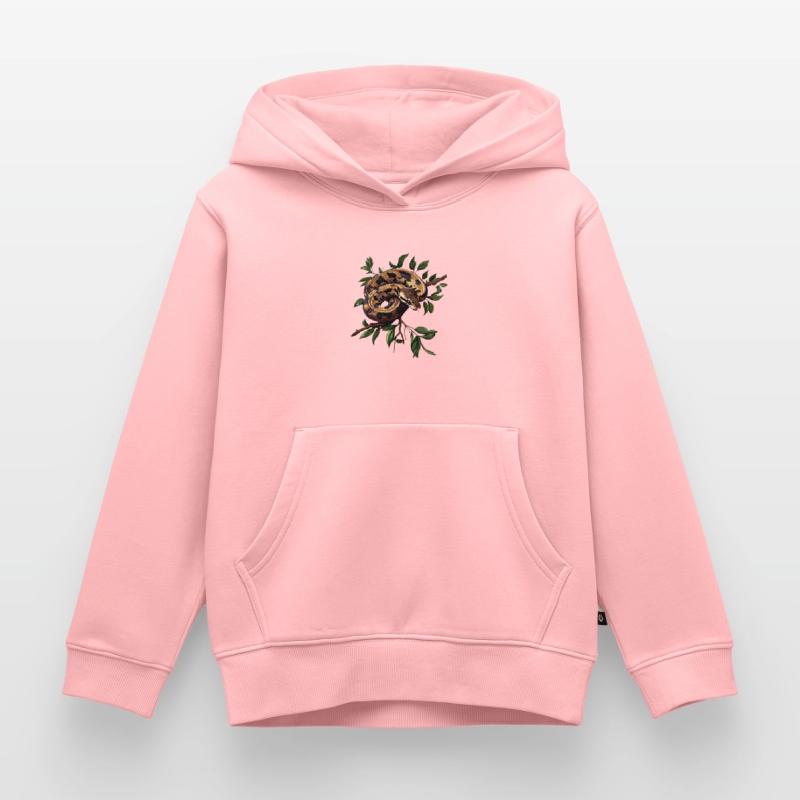 Roi Python Serpents Amoureux Terrarium Python Sweat Premium à capuche enfant bio