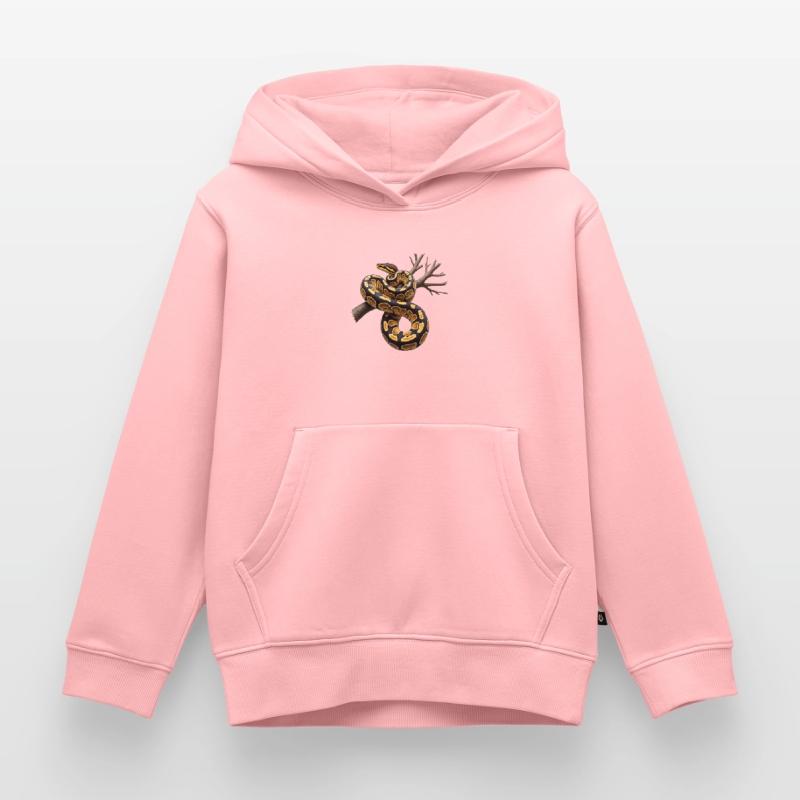 Roi Python Serpents Amoureux Terrarium Python Sweat Premium à capuche enfant bio
