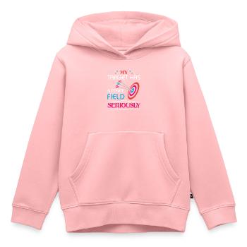 Bogenschießen Bogenschütze - Kinder Premium Organic Hoodie - Rosa - Vorne - AI Model Kid Female (0cm)
