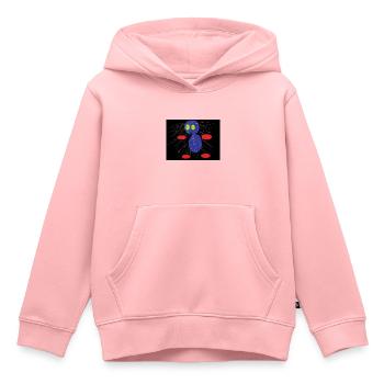 Abstrakte Kunst - Kinder Premium Organic Hoodie - Rosa - Vorne - AI Model Kid Female (0cm)