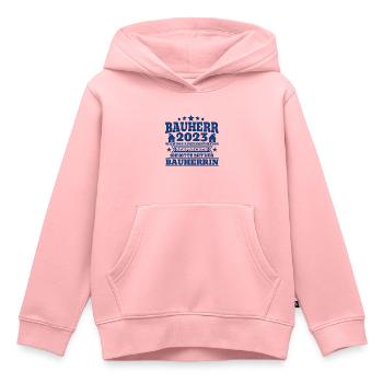 Bauherr 2023 Wichtige Angelegenheiten Bauherrin Ba - Kinder Premium Organic Hoodie - Rosa - Vorne - AI Model Kid Female (0cm)