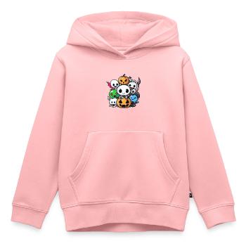 Halloween Party Figures Comic - Kids Premium Organic Hoodie - rose - Front - AI Model Kid Female (0cm)