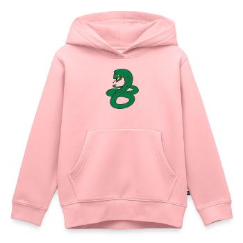 Cobra - Sweat Premium à capuche enfant bio - rose - Devant - AI Model Kid Female (0cm)