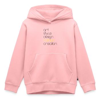 Fashion - Kids Premium Organic Hoodie - rose - Front - AI Model Kid Female (0cm)