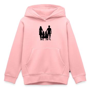 familie zwillinge schwestern mutter mama mom mutte - Kinder Premium Organic Hoodie - Rosa - Vorne - AI Model Kid Female (0cm)