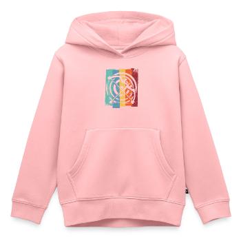 Vintage Bogenschütze Recurvebogen Bogenschießen Bo - Kinder Premium Organic Hoodie - Rosa - Vorne - AI Model Kid Female (0cm)