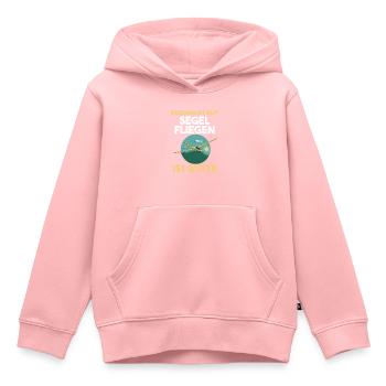 Segelfliegen Segelflieger - Kinder Premium Organic Hoodie - Rosa - Vorne - AI Model Kid Female (0cm)