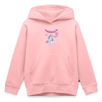 7. Geburtstag - Meerjungfrau mit Einhorn Mädchen 7 - Kinder Premium Organic Hoodie - Rosa - Vorne - AI Model Kid Female (0cm)