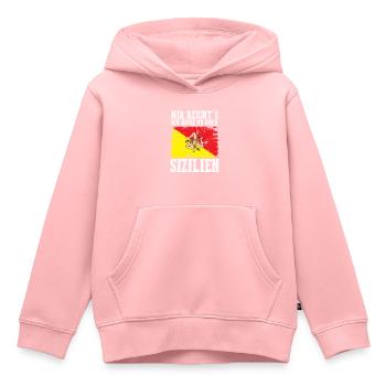 Sicilia Sizilien Sizilianer - Kinder Premium Organic Hoodie - Rosa - Vorne - AI Model Kid Female (0cm)