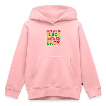 Black History Month Black History American - Kinder Premium Organic Hoodie - Rosa - Vorne - AI Model Kid Female (0cm)