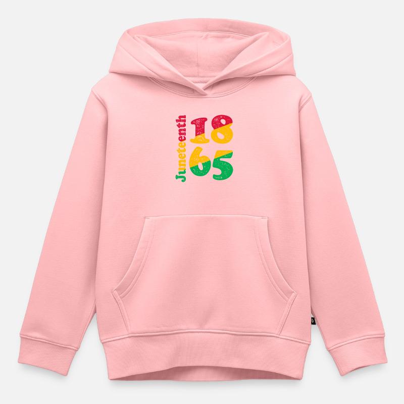 Juneteenth - Sweat Premium à capuche enfant bio - rose
