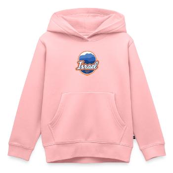 Israel National Trail - Kinder Premium Organic Hoodie - Rosa - Vorne - AI Model Kid Female (0cm)
