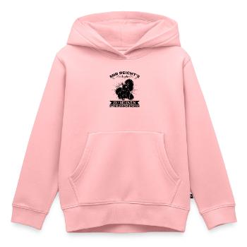 Mir Reicht's Ich Gehe Zu Meinen Streifenhörnchen - Kinder Premium Organic Hoodie - Rosa - Vorne - AI Model Kid Female (0cm)
