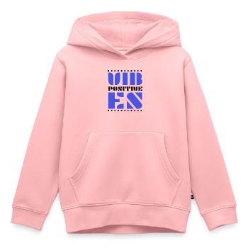Ondes positives - Sweat Premium à capuche enfant bio - rose - Devant - AI Model Kid Female (0cm)