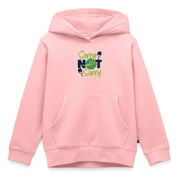 Pickleball désolé pas désolé - Sweat Premium à capuche enfant bio - rose - Devant - AI Model Kid Female (0cm)