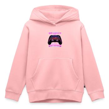 18 Jahre Frau Videospiele Volljährig - Kinder Premium Organic Hoodie - Rosa - Vorne - AI Model Kid Female (0cm)