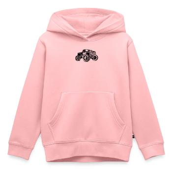 Monstertruck - Kinder Premium Organic Hoodie - Rosa - Vorne - AI Model Kid Female (0cm)