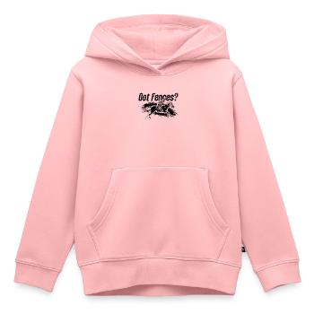 Got Fences Show Jumping Loves Equine Show Jumper - Kinder Premium Organic Hoodie - Rosa - Vorne - AI Model Kid Female (0cm)