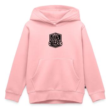 BMX Loves Bike Racing Bicyclette Cycling BMX Rider - Kids Premium Organic Hoodie - rose - Front - AI Model Kid Female (0cm)