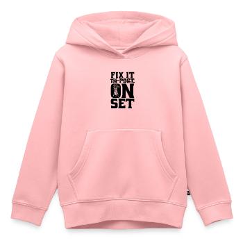 Fix It On Set Filmmaking Cinematographer Filmmaker - Kids Premium Organic Hoodie - rose - Front - AI Model Kid Female (0cm)