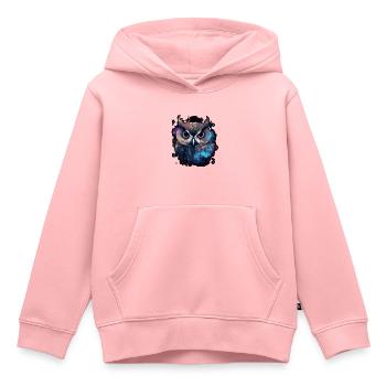 Mystisches Heulen, das uns ansieht, Fantasienatur - Kinder Premium Organic Hoodie - Rosa - Vorne - AI Model Kid Female (0cm)