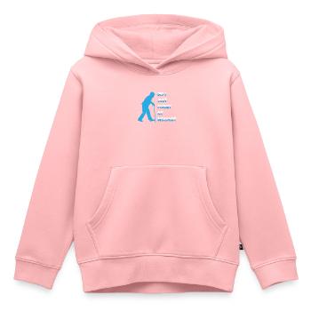 Pension de retraité drôle N’oubliez pas ma réduction - Sweat Premium à capuche enfant bio - rose - Devant - AI Model Kid Female (0cm)