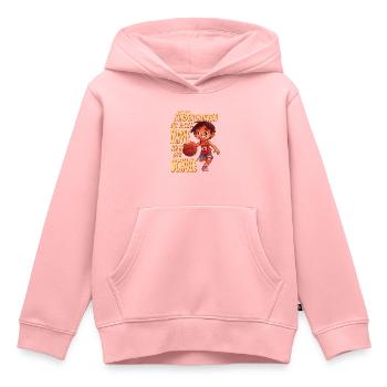 Bye Bye Kindergarten - Grundschule Kids Basketball - Kinder Premium Organic Hoodie - Rosa - Vorne - AI Model Kid Female (0cm)