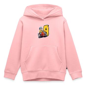 I'm 9 Gokart Kid - Kart Racing - Kids Premium Organic Hoodie - rose - Front - AI Model Kid Female (0cm)