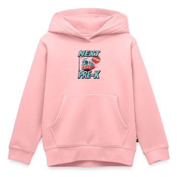Arrêt le plus proche: Grundschule - Kids Straßenbahn - Sweat Premium à capuche enfant bio - rose - Devant - AI Model Kid Female (0cm)