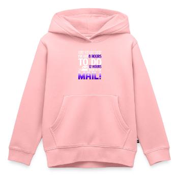 Mail Carrier Do 12 Hours Worth Of Mail - Kids Premium Organic Hoodie - rose - Front - AI Model Kid Female (0cm)