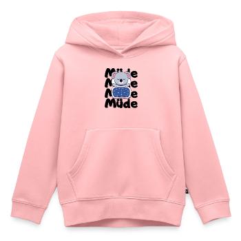Das müde Koala - Kinder Premium Organic Hoodie - Rosa - Vorne - AI Model Kid Female (0cm)