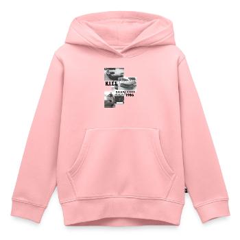 Knight Rider 1986 KITT - Kinder Premium Organic Hoodie - Rosa - Vorne - AI Model Kid Female (0cm)