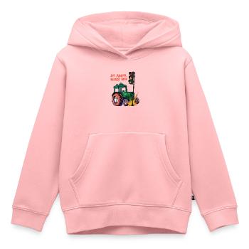 Die Ampel muss weg! Traktor rammt Ampel - Kinder Premium Organic Hoodie - Rosa - Vorne - AI Model Kid Female (0cm)