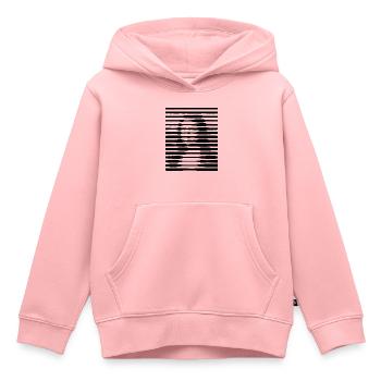 MONA - Sweat Premium à capuche enfant bio - rose - Devant - AI Model Kid Female (0cm)
