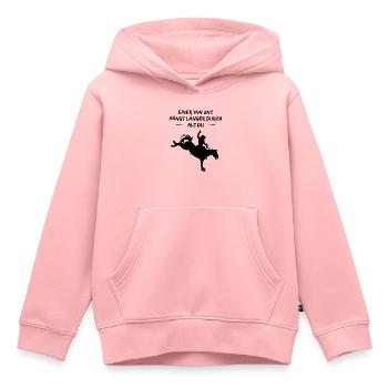 Rodeo Ausdauer-Champion - Kinder Premium Organic Hoodie - Rosa - Vorne - AI Model Kid Female (0cm)