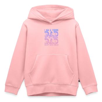 poisson, poisson, pêche, lac, mer, pêche, faune, exotique - Sweat Premium à capuche enfant bio - rose - Devant - AI Model Kid Female (0cm)