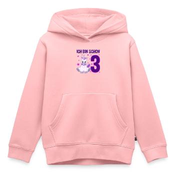 Einhorn Traumwelt 3 Jahre Wunder - Kinder Premium Organic Hoodie - Rosa - Vorne - AI Model Kid Female (0cm)