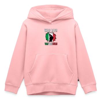 Italien Italiener Vaffanculo - Kinder Premium Organic Hoodie - Rosa - Vorne - AI Model Kid Female (0cm)