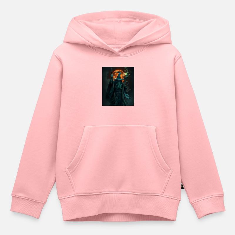 Magicien - Sweat Premium à capuche enfant bio - rose