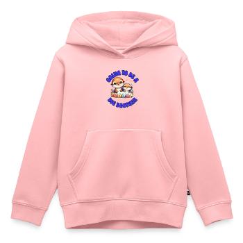 I'm going to be a big brother sweet otter, brother - Kids Premium Organic Hoodie - rose - Front - AI Model Kid Female (0cm)