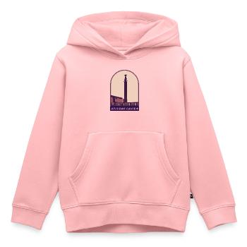 Amsterdam Marathon - Kinder Premium Organic Hoodie - Rosa - Vorne - AI Model Kid Female (0cm)