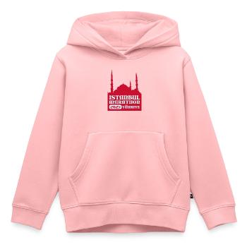 Istanbul - Marathon - 2025 - Turkey - Kids Premium Organic Hoodie - rose - Front - AI Model Kid Female (0cm)