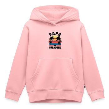 Vacation Vacationer Father Dad - Kids Premium Organic Hoodie - rose - Front - AI Model Kid Female (0cm)