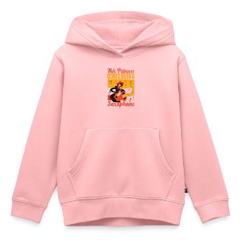 Saxophone This Princess Comes With - Kids Premium Organic Hoodie - rose - Front - AI Model Kid Female (0cm)