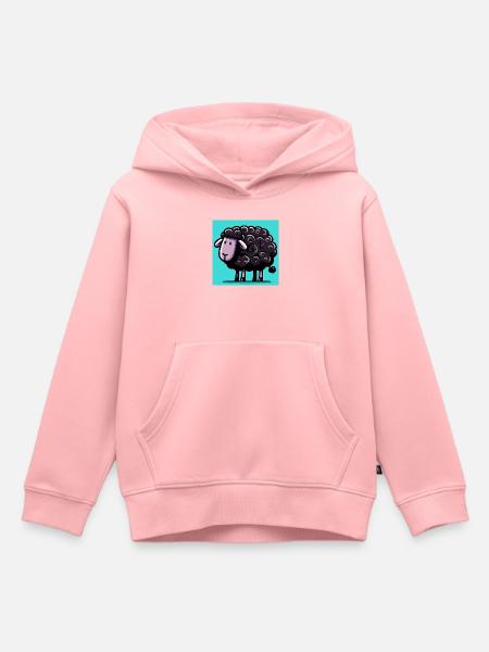 Schwarzes Schaf - Kinder Premium Organic Hoodie - Rosa