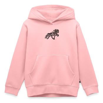 Mandala Tölter - Kinder Premium Organic Hoodie - Rosa - Vorne - AI Model Kid Female (0cm)